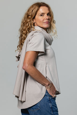 Flowy Tee Eloise | Peruvian Pima Cotton | Mineral