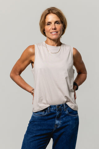 Muscle Tank Valentina | Peruvian Pima Cotton | Mineral