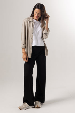 Button Up Shirt Anna | Peruvian Pima Cotton | Khaki