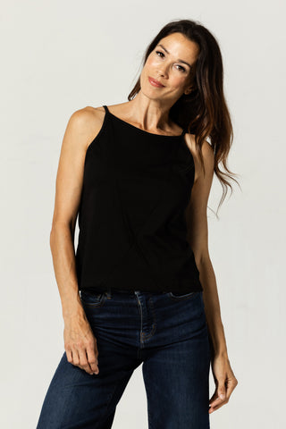 Tank X | Peruvian Pima Cotton | Black