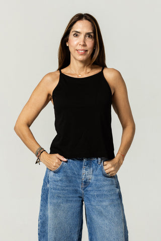 Tank X | Peruvian Pima Cotton | Black