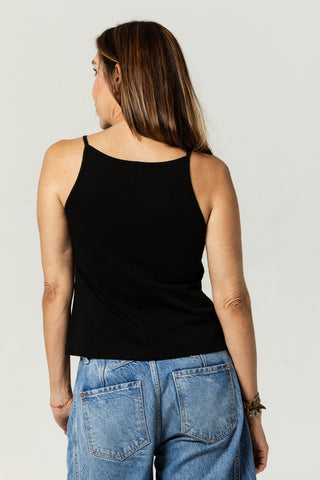 Tank X | Peruvian Pima Cotton | Black