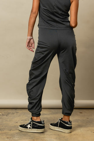 Circle Pants | Pima Cotton | Charcoal