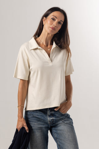 Polo Gala | Peruvian Pima Cotton | Bone