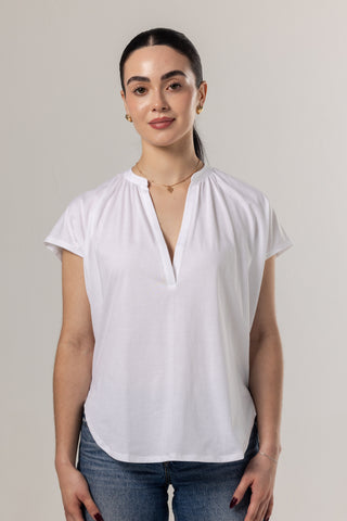 Clara Blouse | Peruvian Pima Cotton | White
