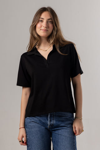 Polo Gala | Peruvian Pima Cotton | Black