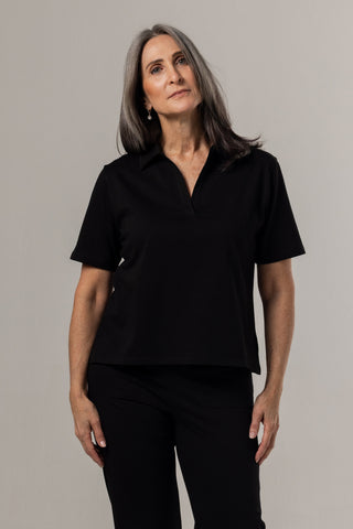 Polo Gala | Peruvian Pima Cotton | Black