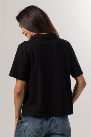 Polo Gala | Peruvian Pima Cotton | Black