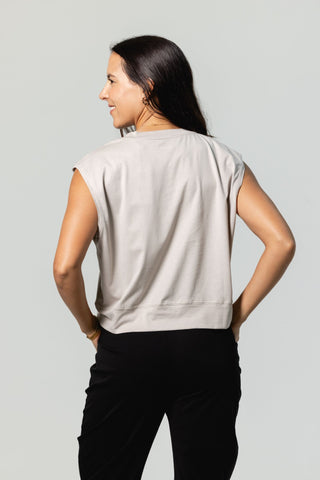 Muscle Crew Top | Pima Cotton | Mineral