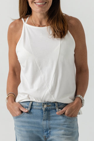 Tank X | Peruvian Pima Cotton | Off White