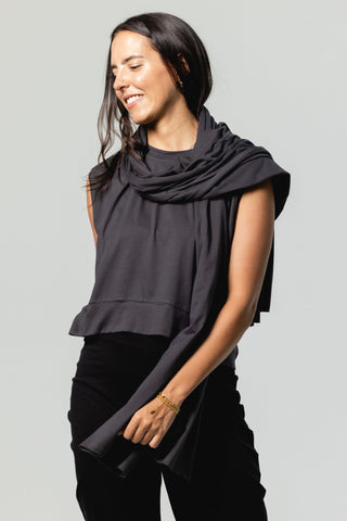 Scarf | Pima Cotton | Charcoal